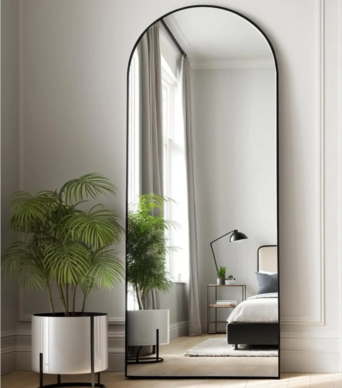Arch Standing Full-Length Mirror for Bedroom Dressing Room
