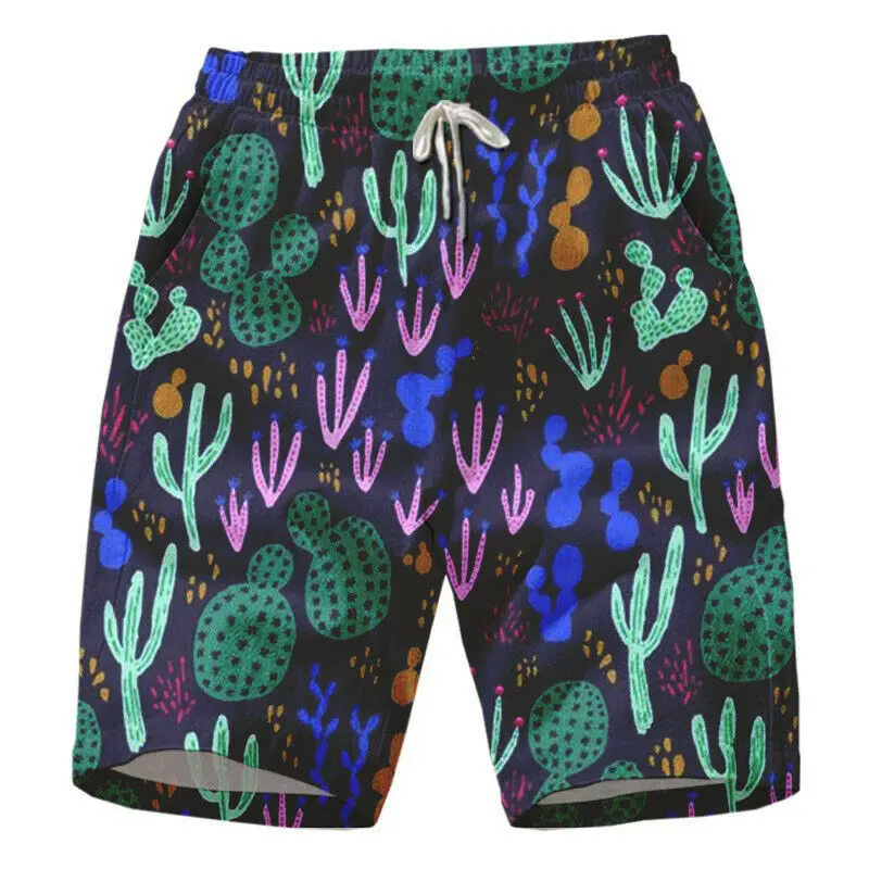 Mens Swimming Beach Surf Swimwear Quick Dry Sublimated Shorts