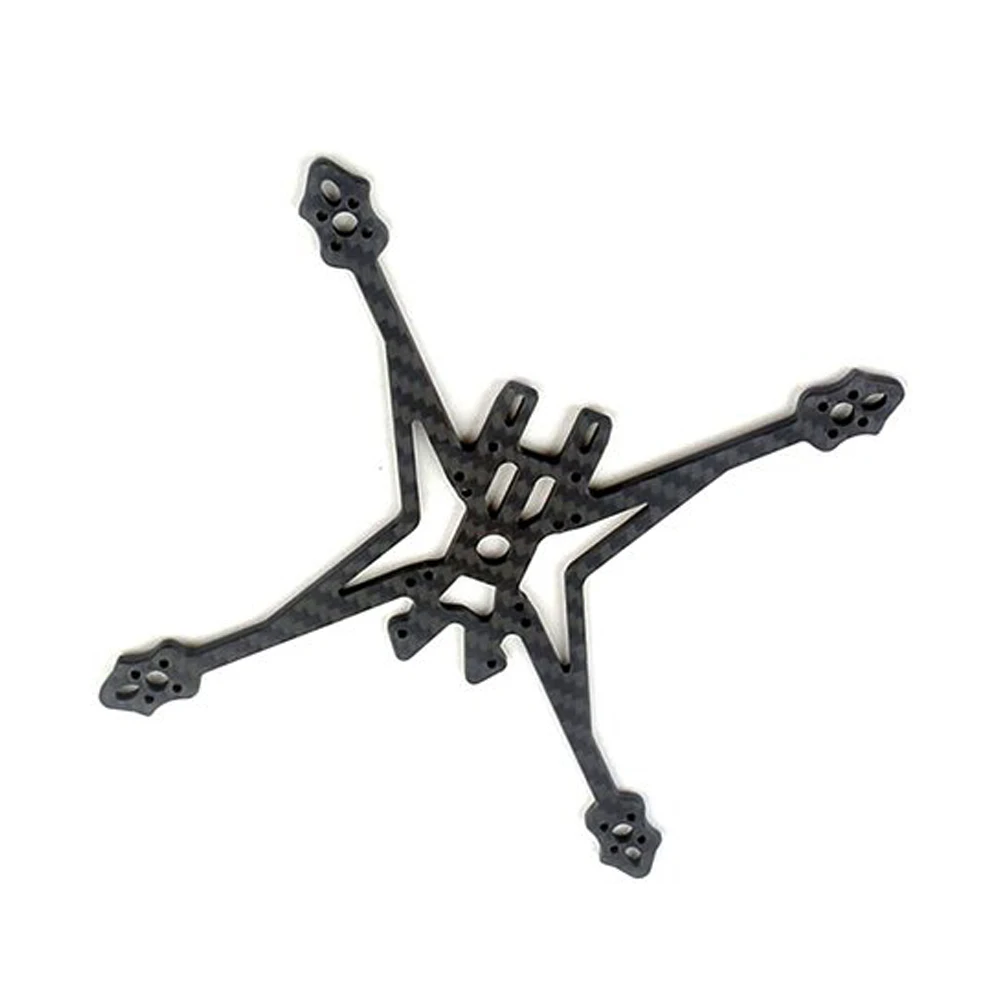 Anodized Drone Aluminum Metal Parts 3K Carbon Fiber Drone Rack Base Bend Joint Shell CNC Machining Customization
