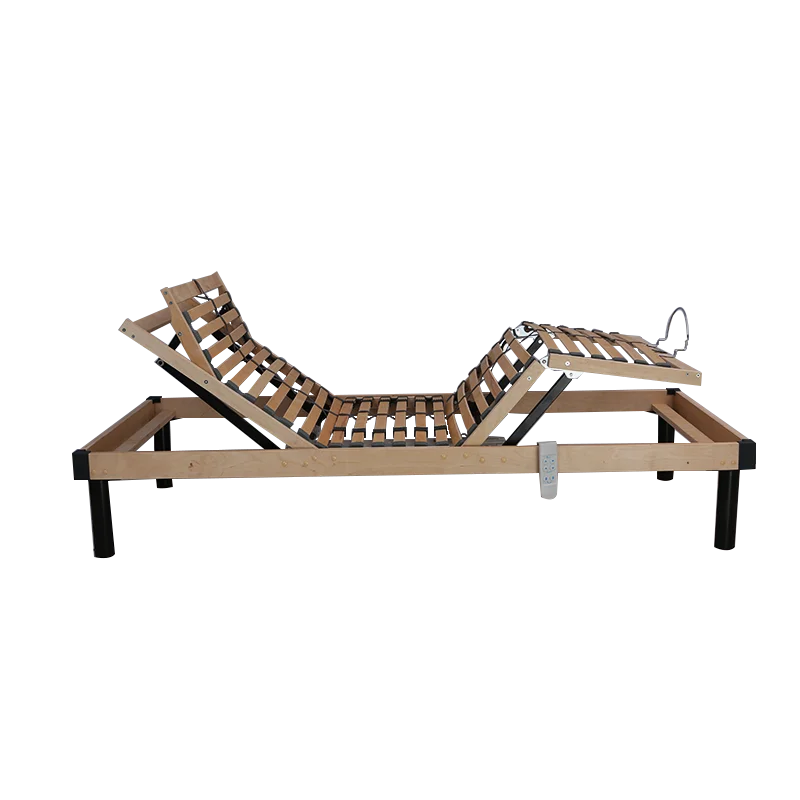 Factory Price Adjustable Bed Slats Design Furniture 5 Zones Comfortable Wooden Bed Adjustable Slatted Bed Base