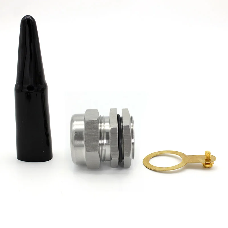 RTS 36MM Stainless Steel 304 Waterproof Cable Gland M Type M36 Size Metal Wire Glands Metric Thread Cord Grips AISI Liquidtight