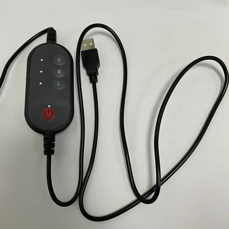 Трехскоростной термостат с выключателем USB H/M/L кабель питания термостата