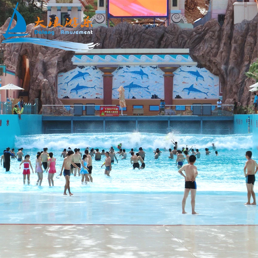 Water park design build swimming pool wave machine wave-simulator for sale water park amusement