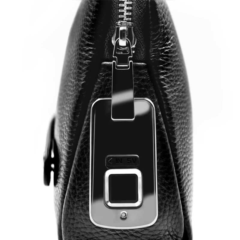 
Fingerprint electronic case lock advanced portable smart bag high quality anti-theft bag 