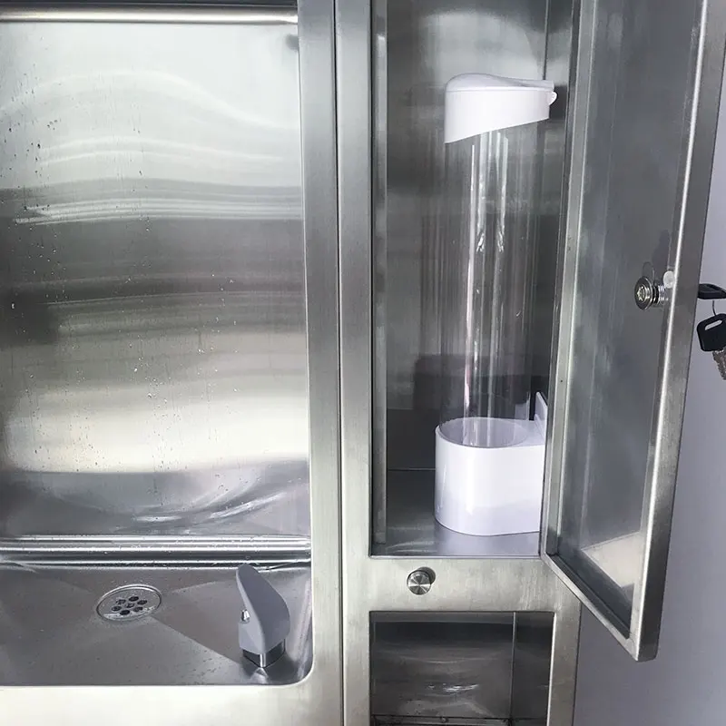stainless steel water cooler wall mounted cold water dispenser drinking fountain