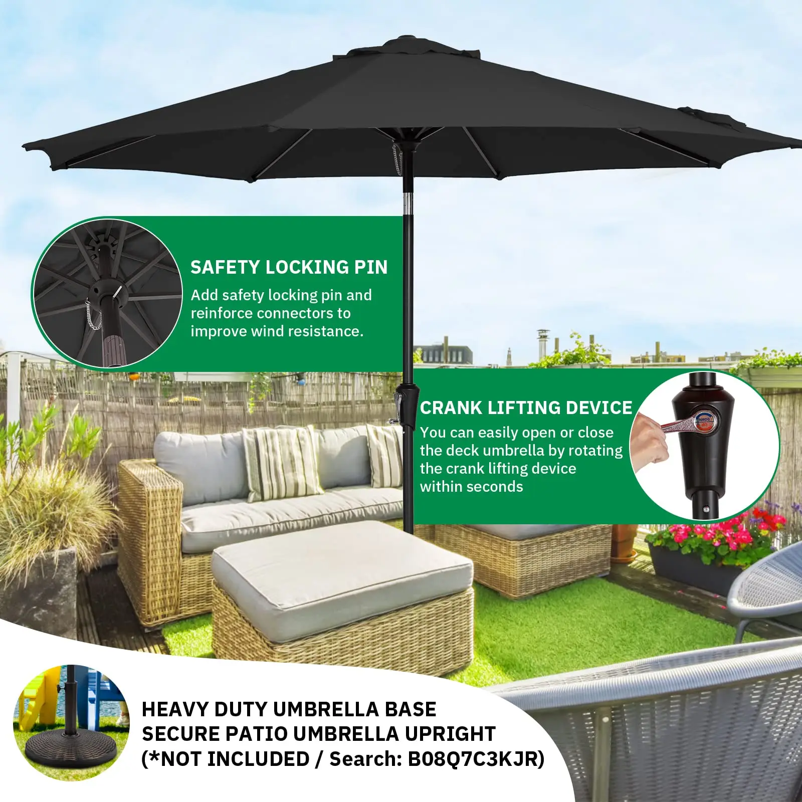 Wholesale Cheap Big Size Outdoor Parasol & Base White Balinese Parasol Patio Umbrella For Garden
