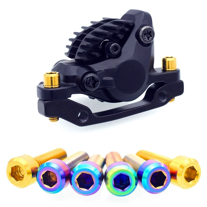 M6 Anodized titanium self-tapping self tapping irbis ice grub screw titanium plate and screw