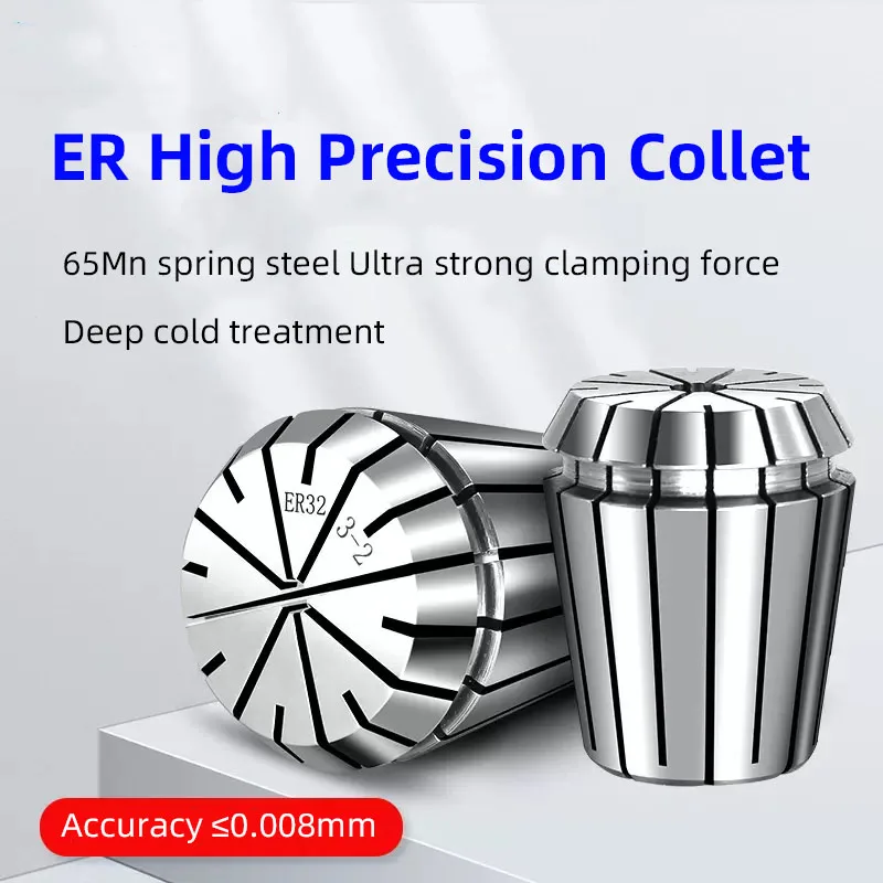 Factory Supply CNC Machining Center Machine Tool Cutter Shank Accessories High Precision ER25 Spring Chuck