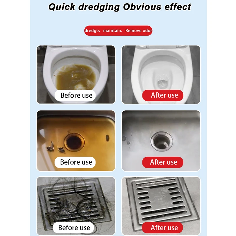 Kitchen Toilet Sewer Drain Unclogging Drain Pipe Cleaner