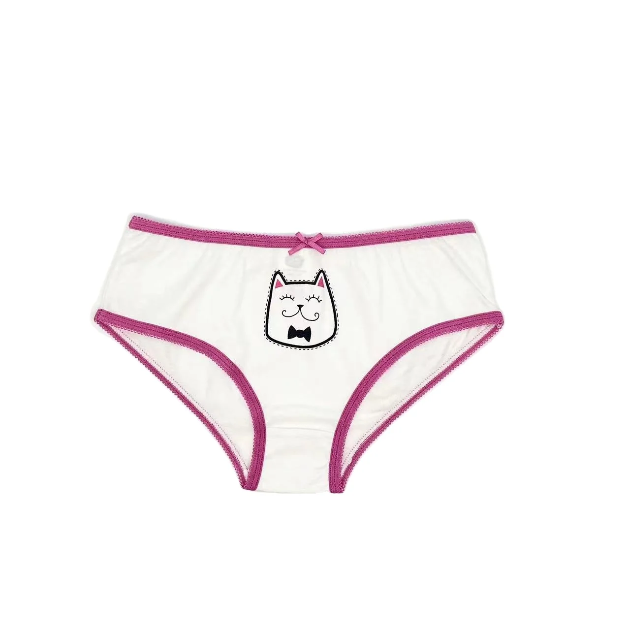 Милое нижнее белье OEM для девочек трусики из органического хлопка