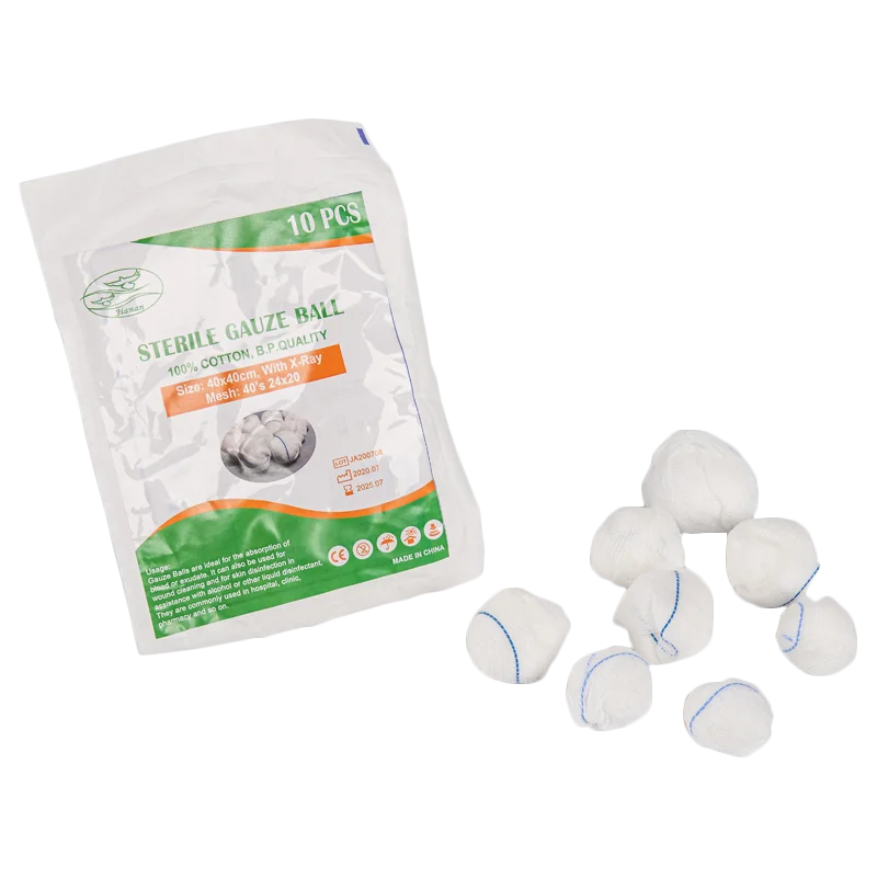 Factory Wholesales Medical Absorbent Sterile Non sterile Gauze Ball