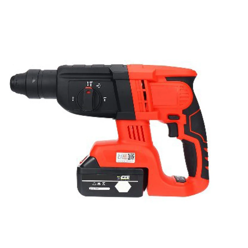 Hot Sale Rotary Cordless Hammer Drill Model MQ0104 Functions 26mm Max Black Accessories Blue OEM Customized Box Power Packing
