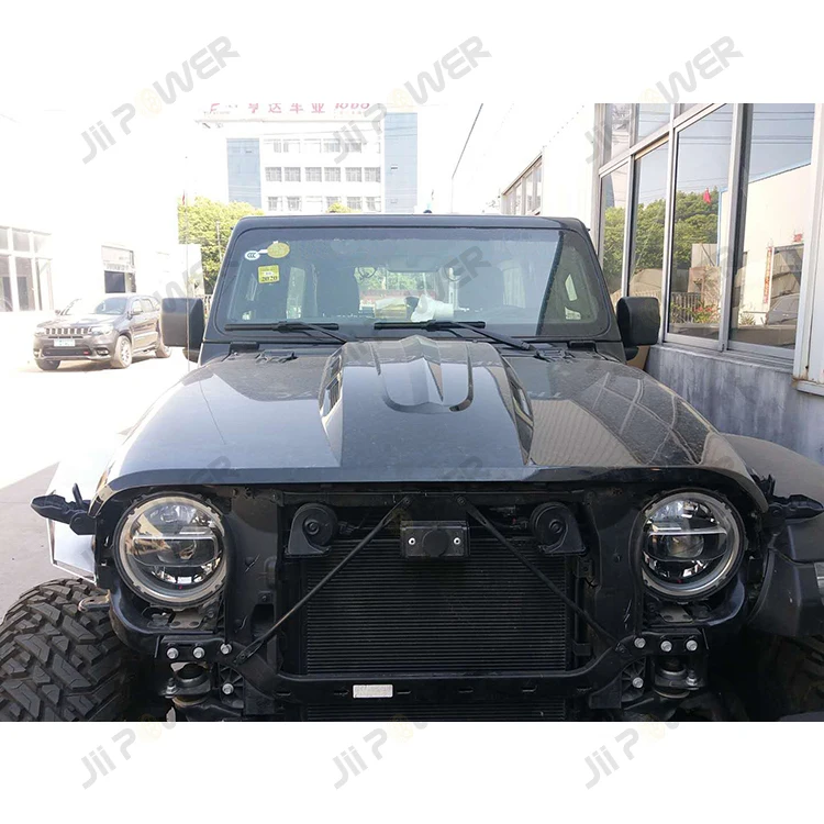 X4 капот двигателя для Jeep Wrangler JL 2018 + аксессуары крышка капота