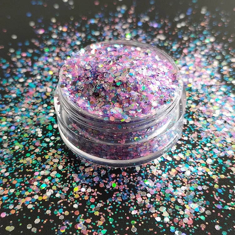 2022 Newest Chunky Glitter for Festival Beauty Makeup Face Body Hair Nails