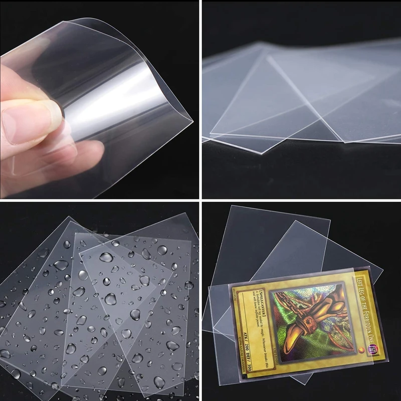High Quality Clear Penny Sleeves 100 pieces pack Cheap Soft Card Sleeves Customized Packing Standard Clear Sleeves For Card