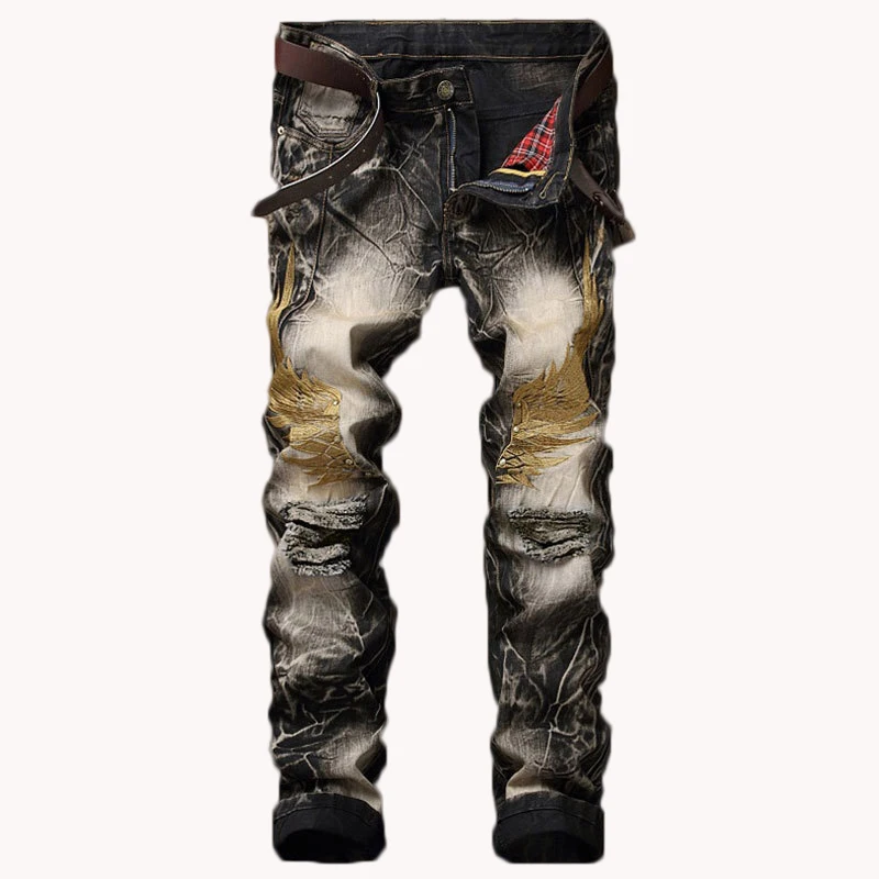 Wholesale Fashion 2021 Boys Ripped Jeans Men