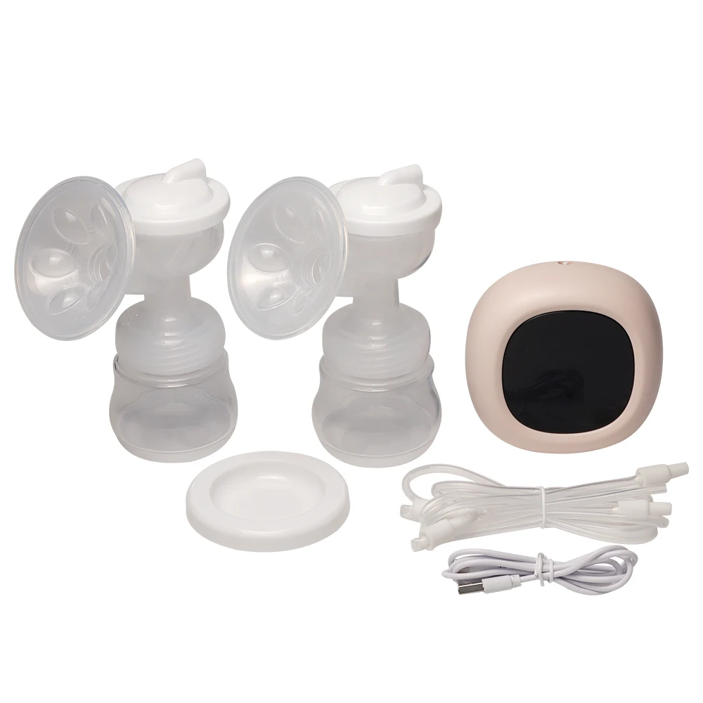 Hot sale intelligent handsfree mini electronic breast pump portable silicone milk pump for baby