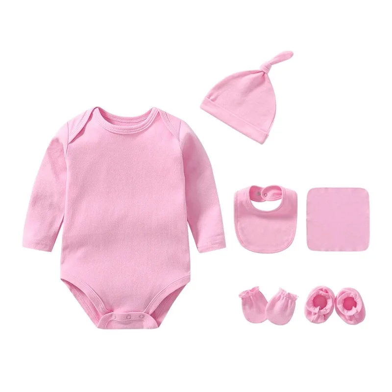 
Amazon Hot Sale Newborn Essential Baby Layette Gift Clothes 