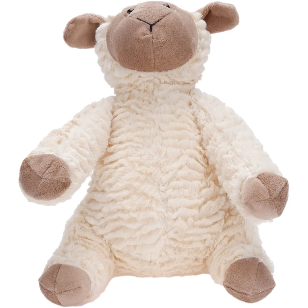 Hot sale white stuffed plush animals toy cute plush sheep toys stuffed sheep animal bady life size sheep stuffed animal