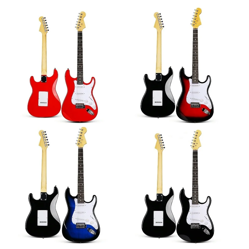 JELO KBT-D01 39 inch 6 string electric guitar maple fingerboard neck basswood harp increasing the pick-up coil electric guitar