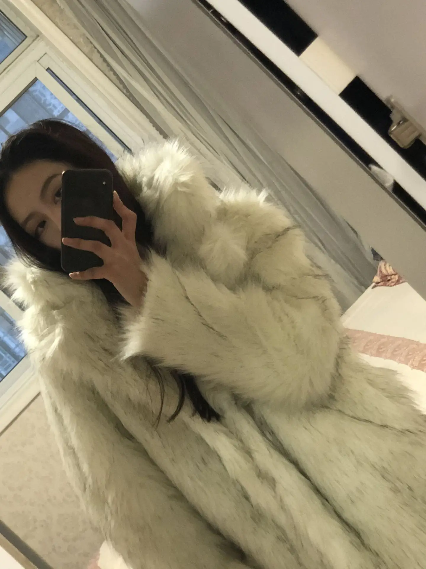 2021 Fashion Style Suit Blazer High Quality Dropshipping Boutique V-Neck Mixed Colors Woman Winter Coat Fur Alpaca Fur coat Wome