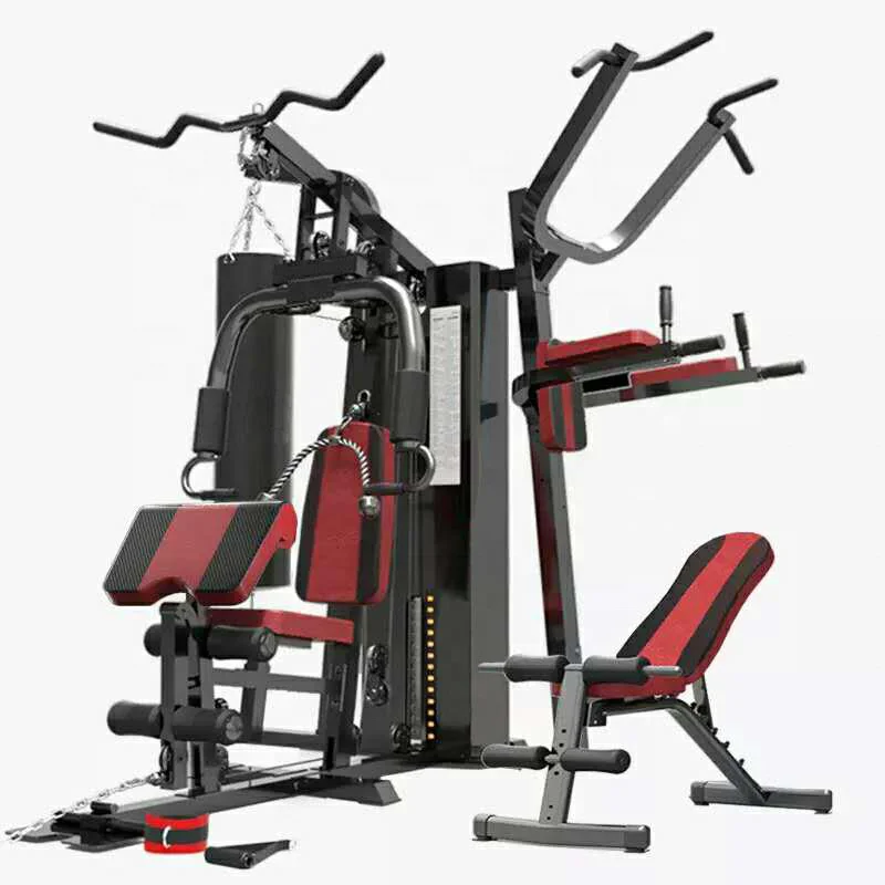 2022, комплексное устройство для тренировки трех человек, многофункциональные складные домашние тренажеры для фитнеса, оборудование для тренажерного зала