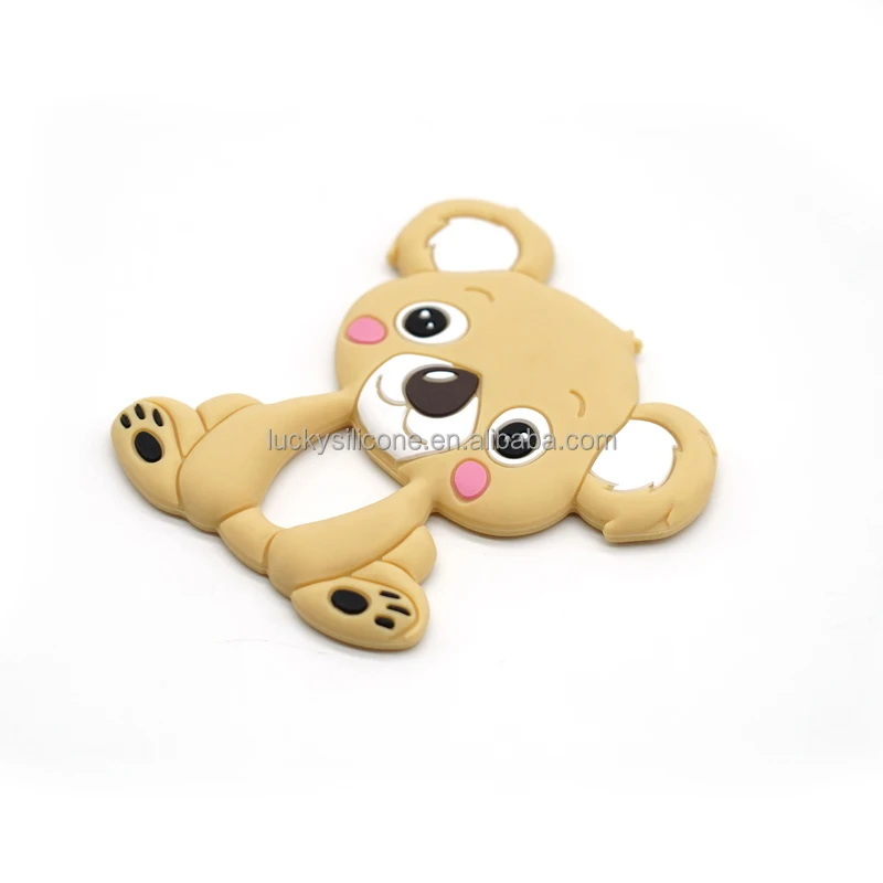 Hot Sale Customized Animal Clip Baby Training Teehers Silicone Baby Toy Teether For Baby Products