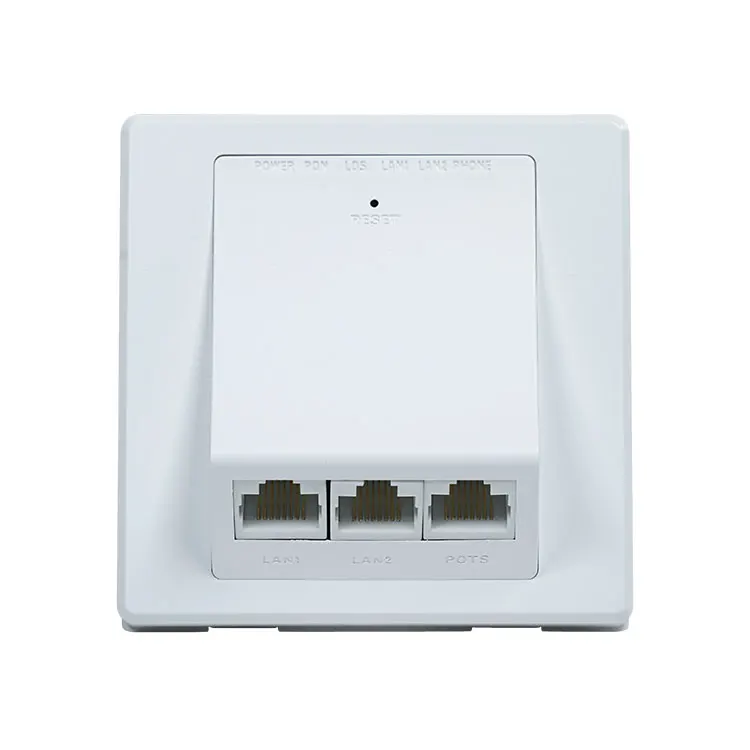 Оптический сетевой терминал E100 optilink onu 86-тип 1 10/100/1000 м порт Rj45 2ge + 1 поток optfocus In - Wall Onu