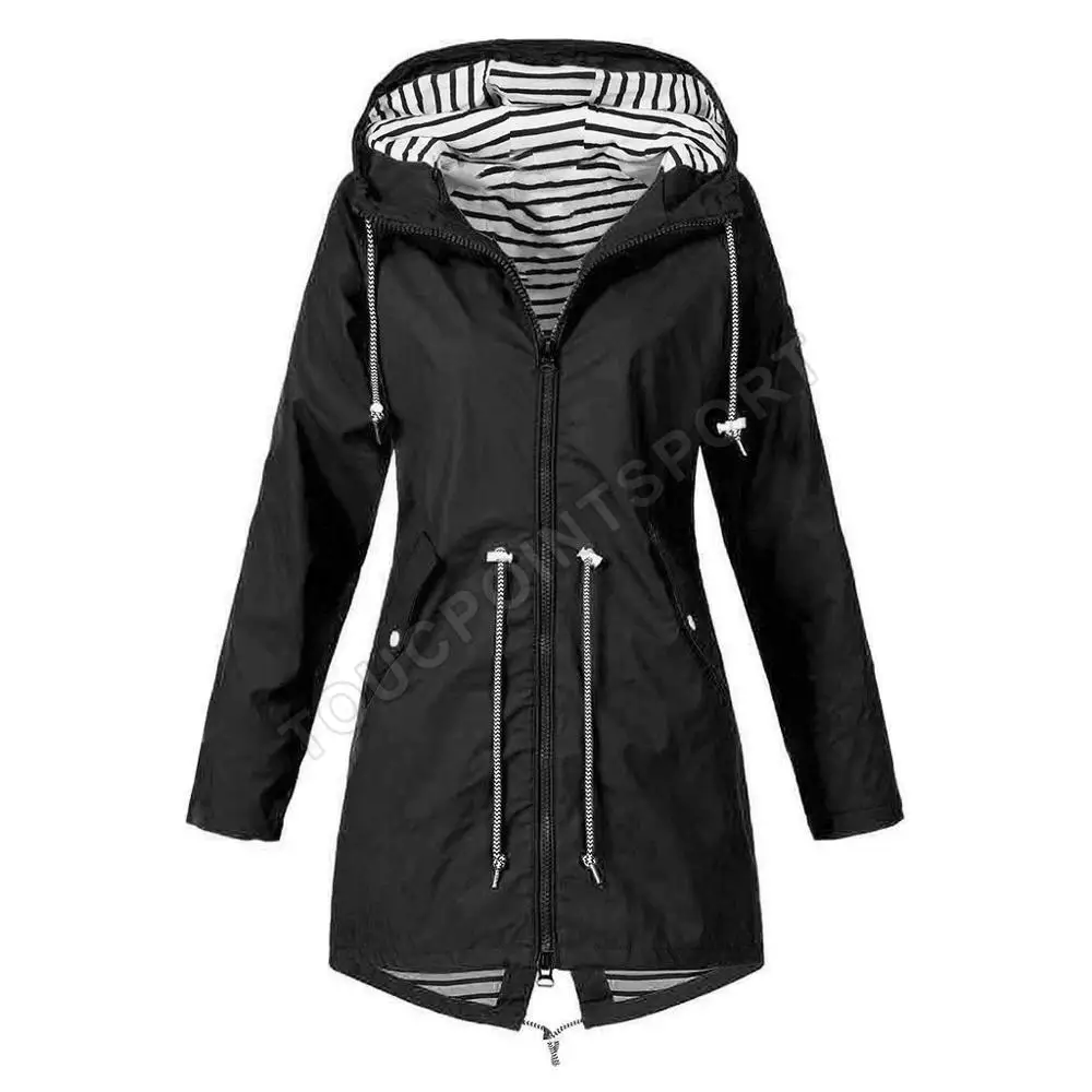 wholesale price with custom design women raincoat waterproof windproof women rain jacket