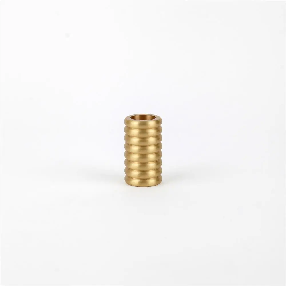 Латунный Подсвечник в скандинавском стиле цилиндрический подсвечник размером 34 мм/20 мм многофункциональный для дома и стола