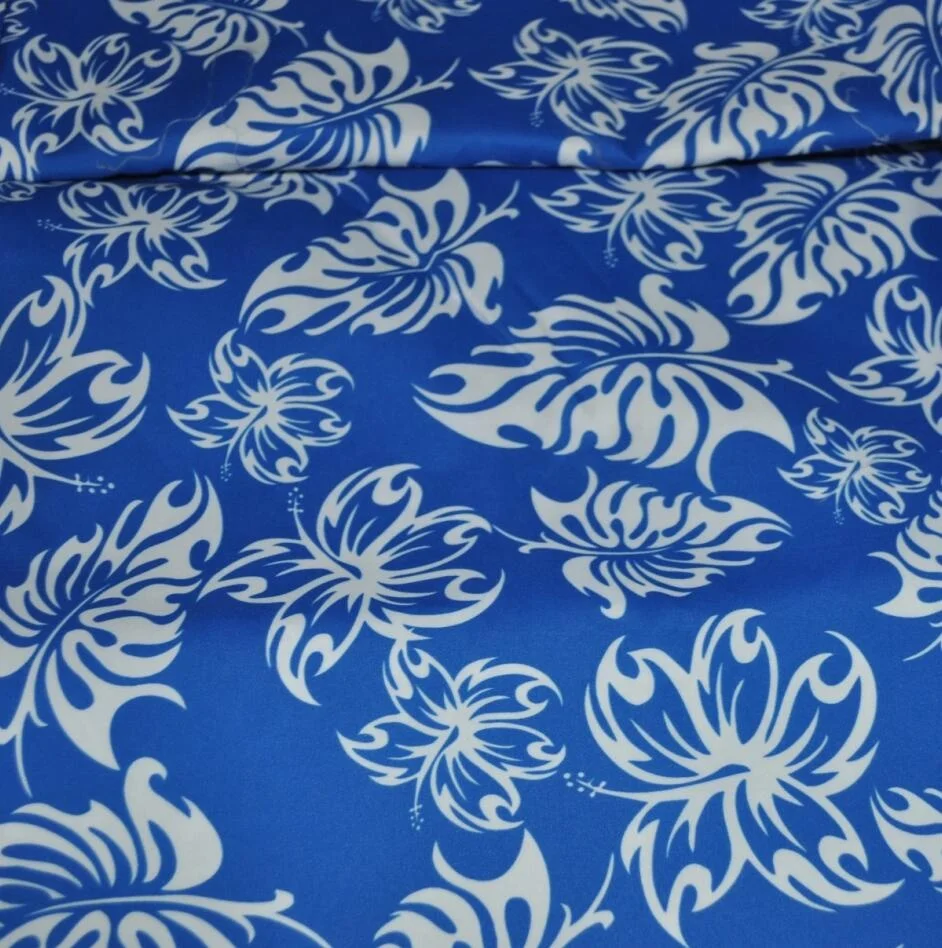 Custom waterproof printed 100% polyester microfiber peach skin board shorts hawaiian fabric