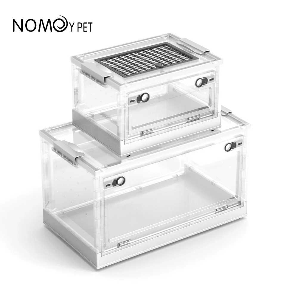 NOMOY PET detachable small animals pet cage box habitat plastic reptile tank terrarium