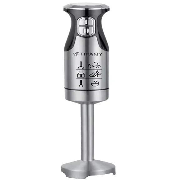 Home Appliances Hand Blender Immersion Stick Blender with Stainless Steel Portable High Power 1600w Electric Multifunctional
