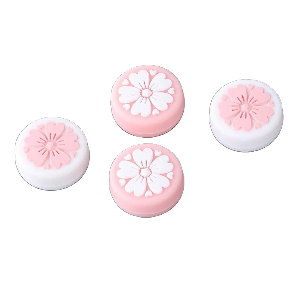 Хит продаж, Современная Милая силиконовая шапка Сакура, крышка для большого пальца, крышка для Nintendo Switch и Switch lite, нескользящая ручка для большого пальца