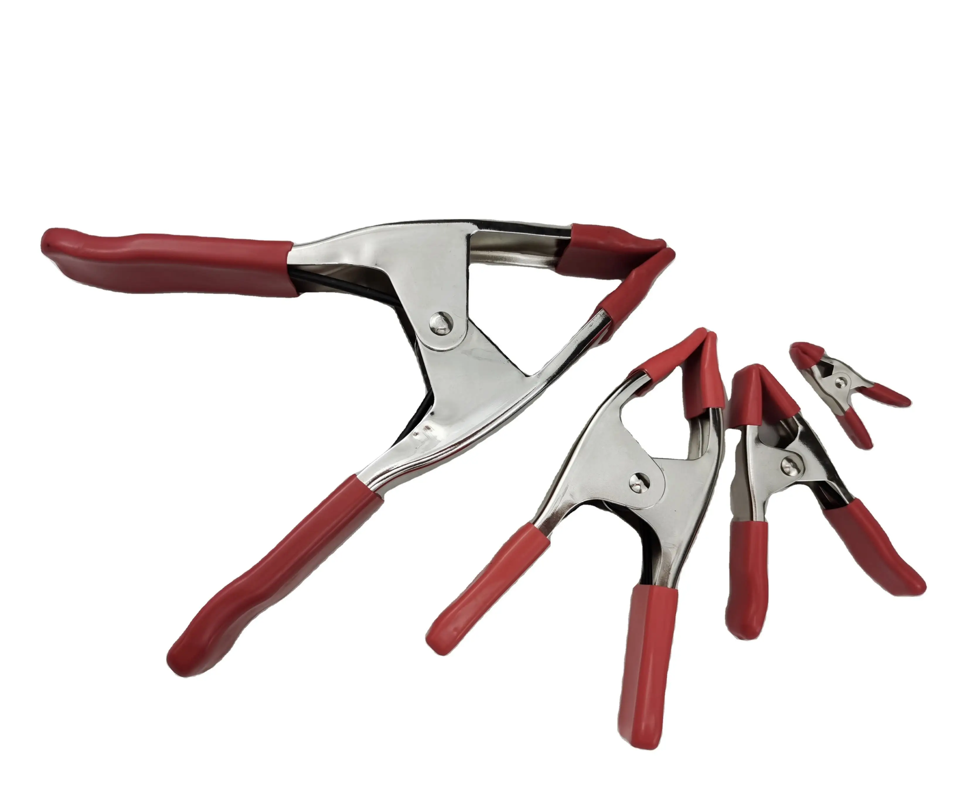 Cantell 50A Red Black 80mm Copper Plating Crocodile Clip Car Battery Power Test Lead Alligator Clips Connector Plug