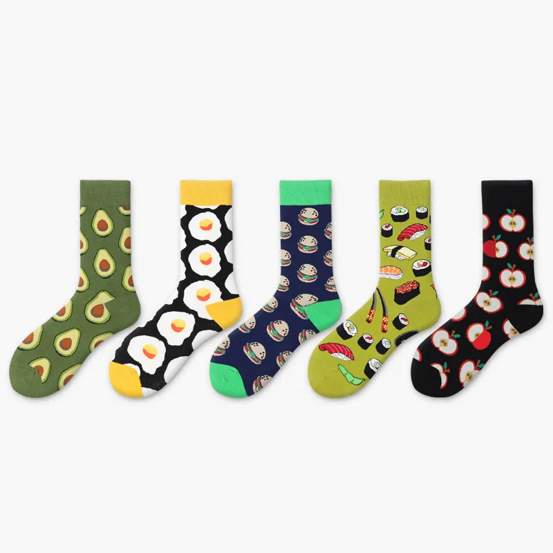 
Factory Wholesale Graphic Sock For Men Custom Socks Cotton Fashion Creative Print Socks Men 