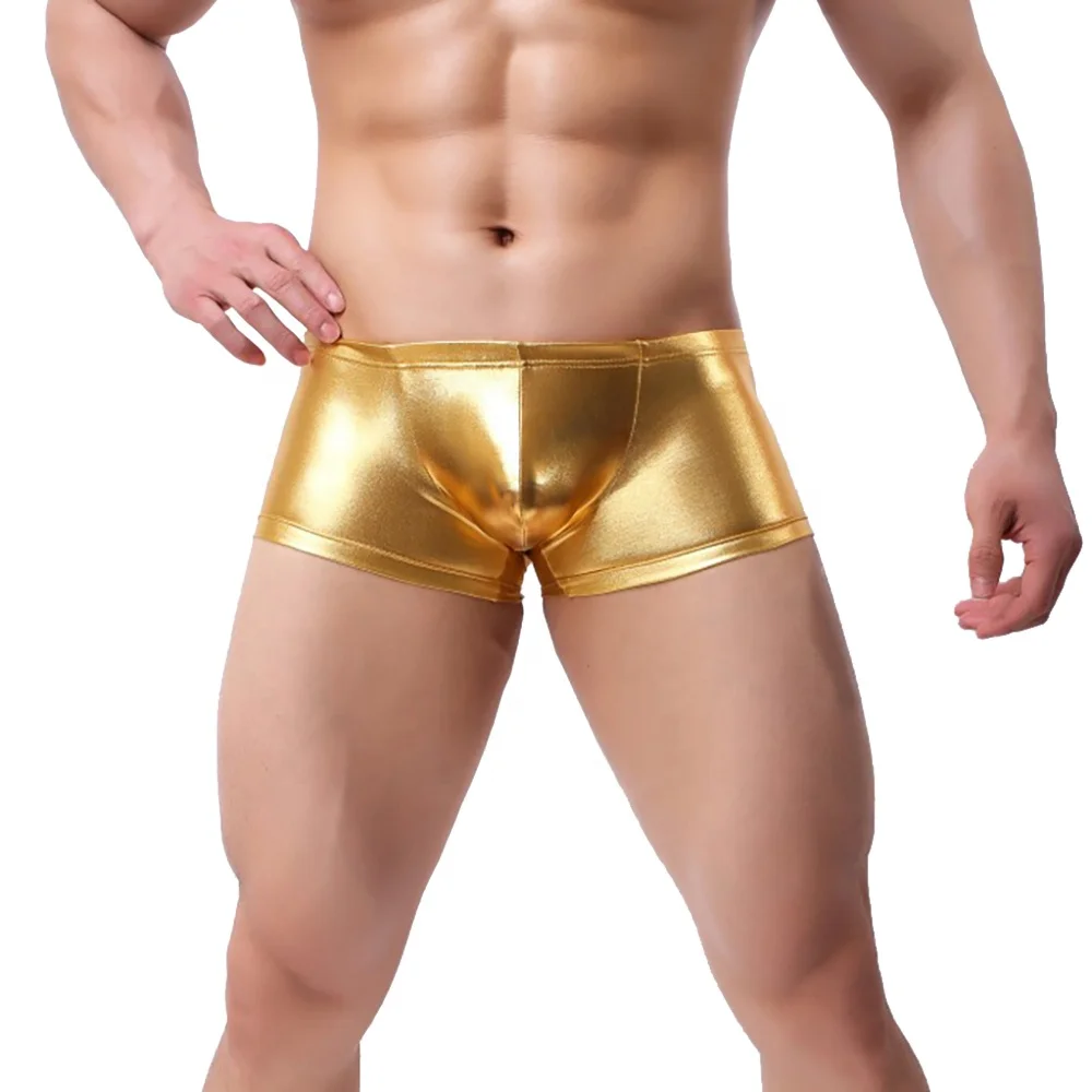 Wholesale Custom Seamless Club Party Mens Underwear High Elastic High Quality Sexy Plus Size Underwear Mens Boxer Briefs