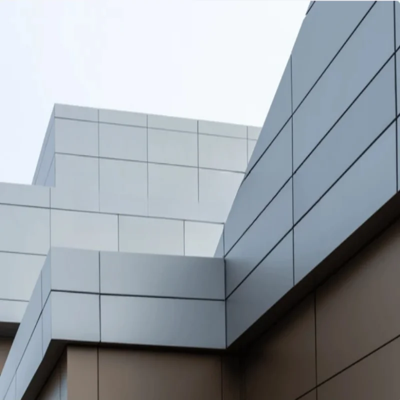 0.25mm Aluminium Thickness External Metal Wall Cladding within 1000-8000mm Length