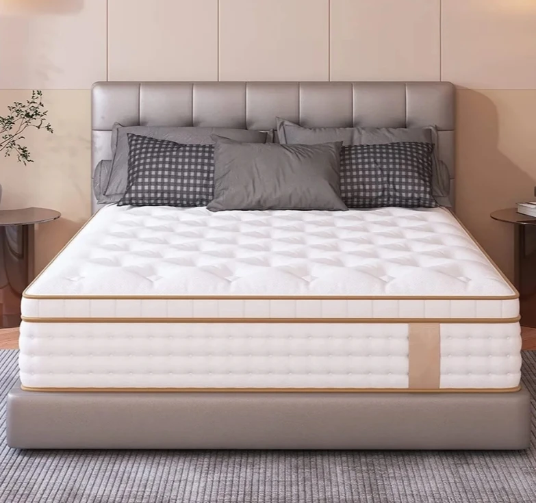 Bedroom furniture matelas dream sleep bed rolling mattress 12 inch gel memory foam pocket spring polyurethane foam mattress
