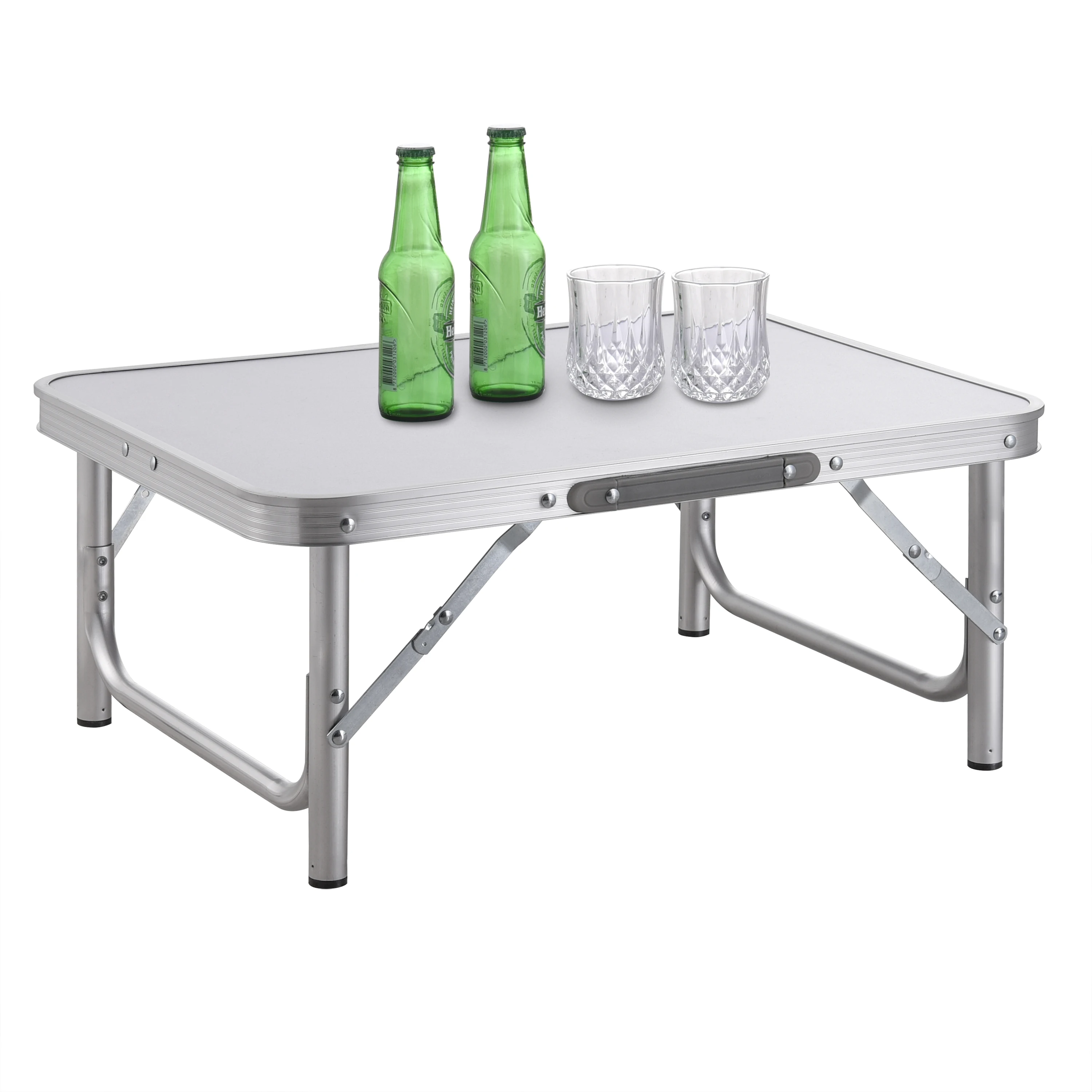 Portable Aluminum Furniture Foldable Metal Camping Table Bbq  Outdoor Folding Picnic table Table