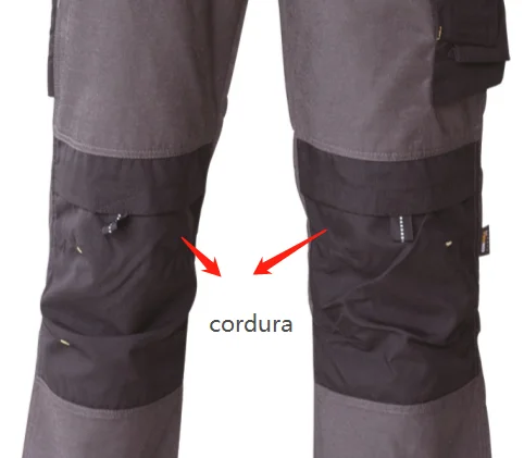 Multi-function Pocket Cargo Pants Men Cotton Work Pants Canvas Workwear for Outdoor