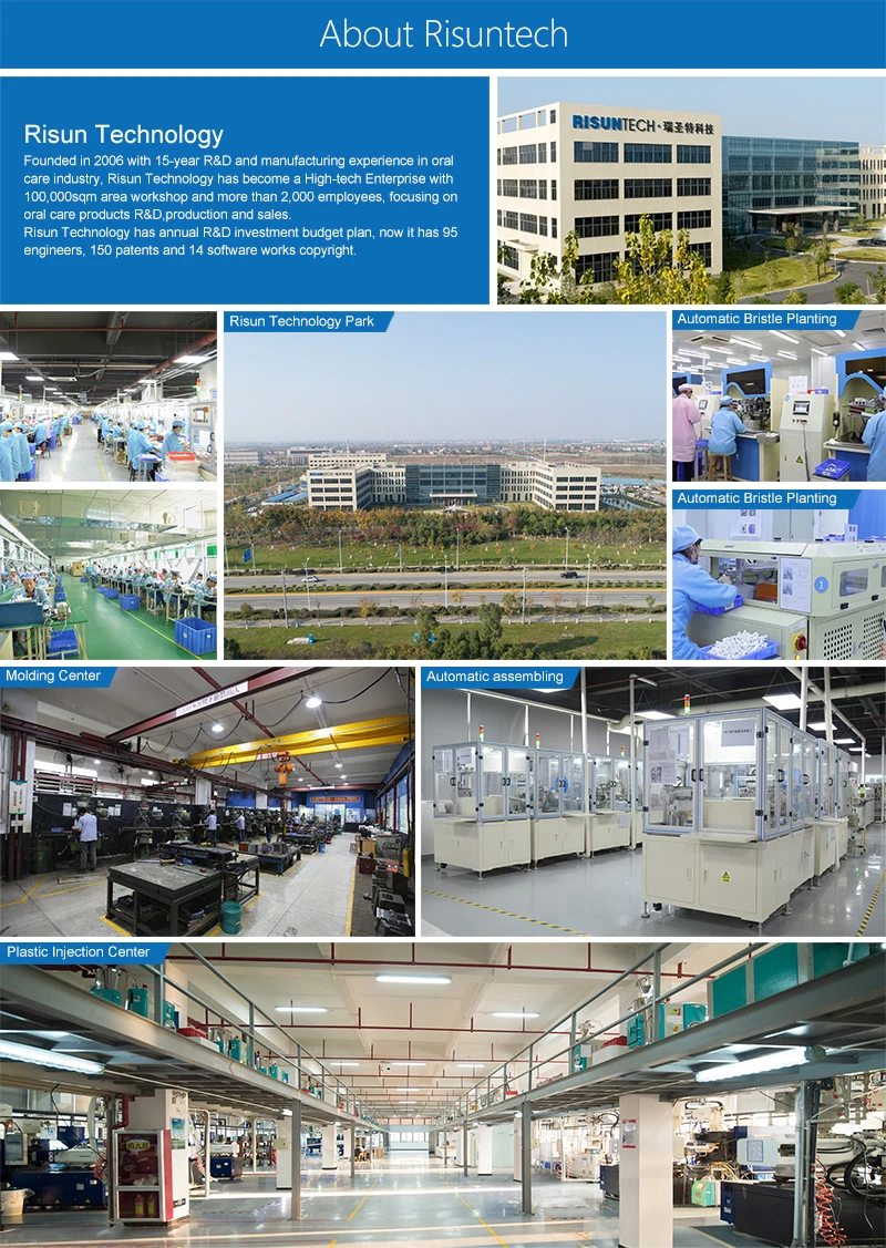 Risuntech F5020E Oral Hygiene Cordless Dental Care New Teeth Water Jet Flossing 300ml Portable Water Flosser