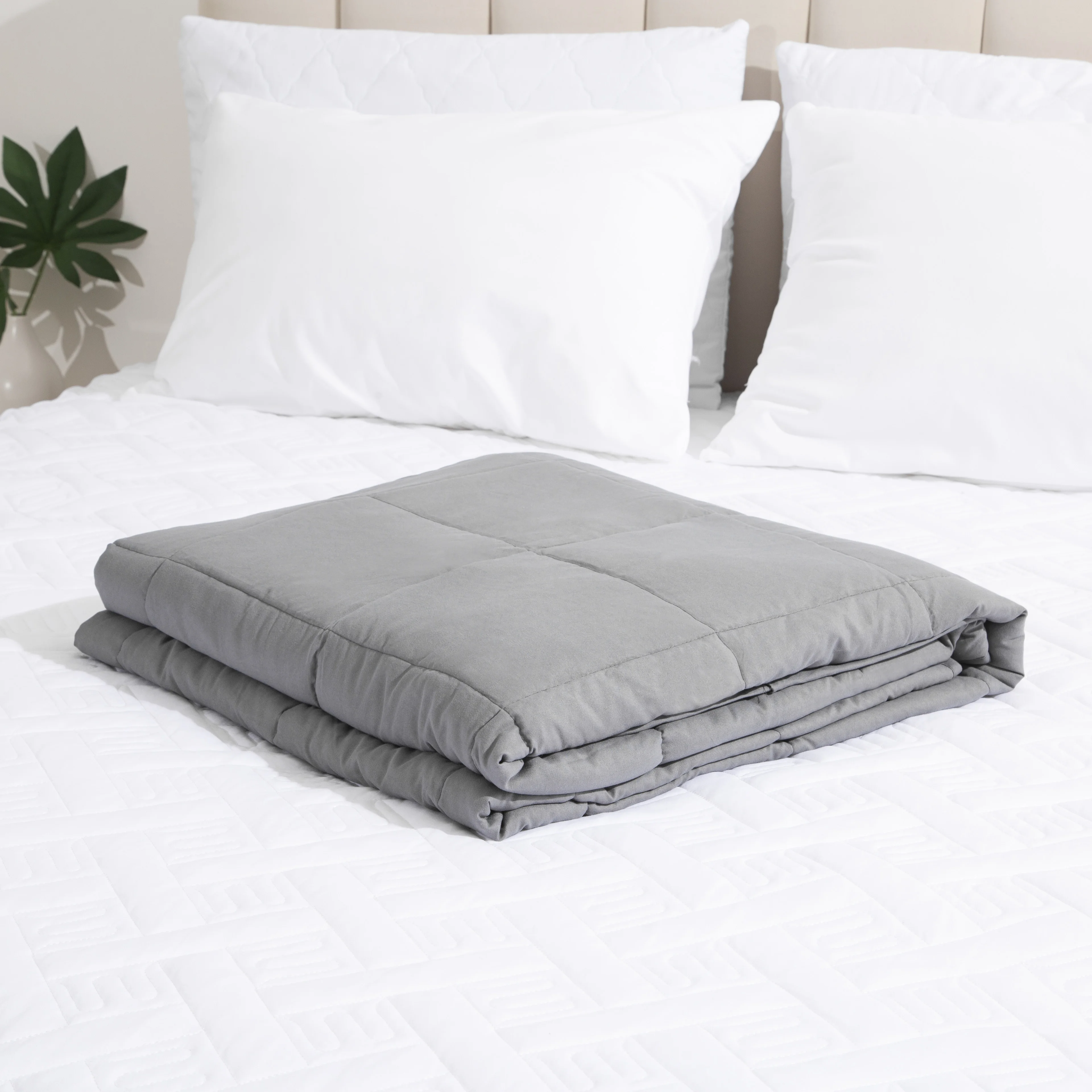 
Comfortable Customized Competitive Microfiber Gravity Blanket 10lbs/12lbs/15lbs/20lbs/25lbs Quilted weighted blanket 