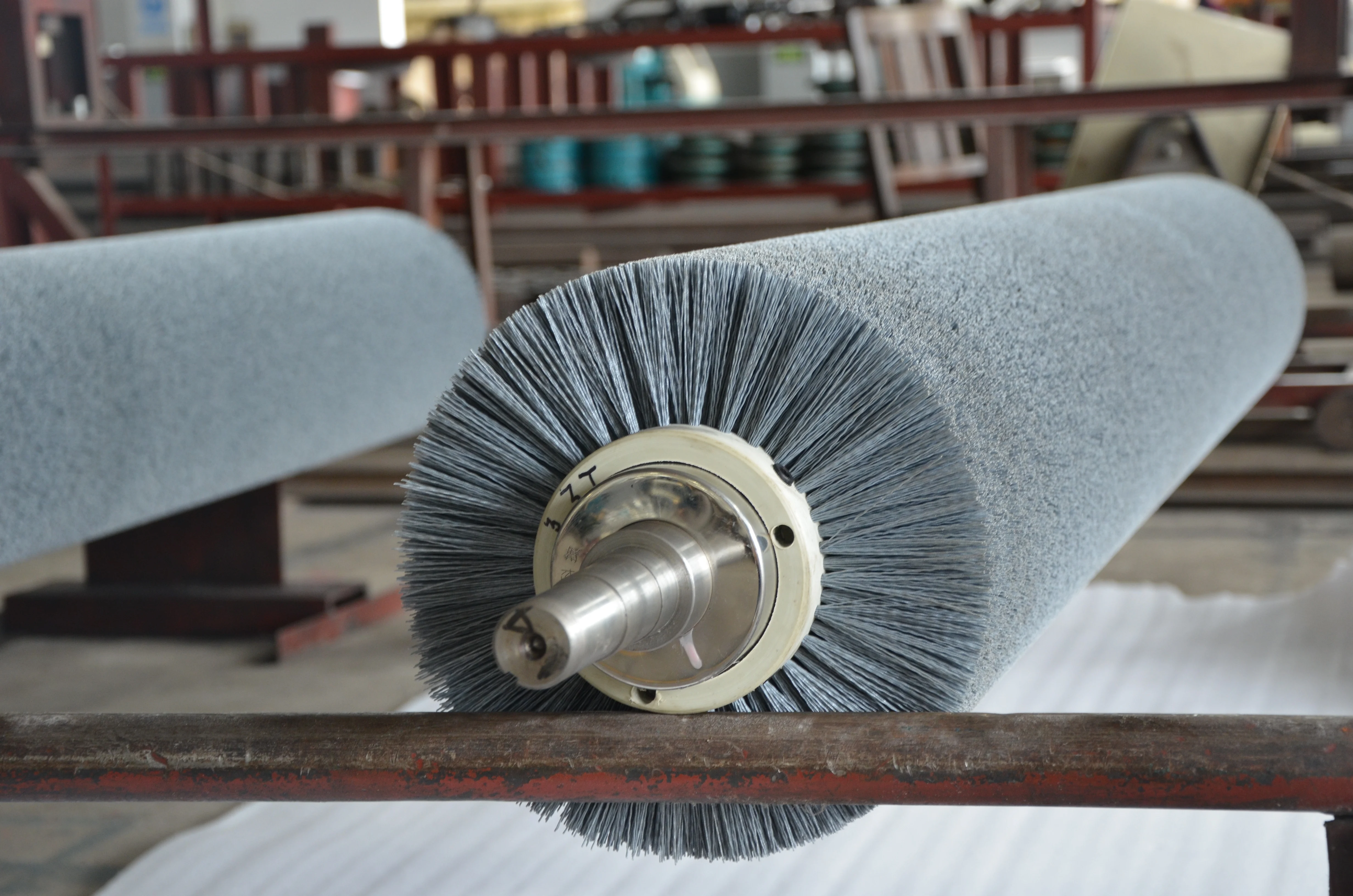 Brushing (sueding) roller with stainless steel/ carbon steel with all colour