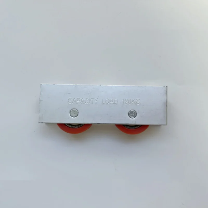 Anodised Aluminium Double Wheels Sliding Windows Wheels V Groove Pulley Roller Track