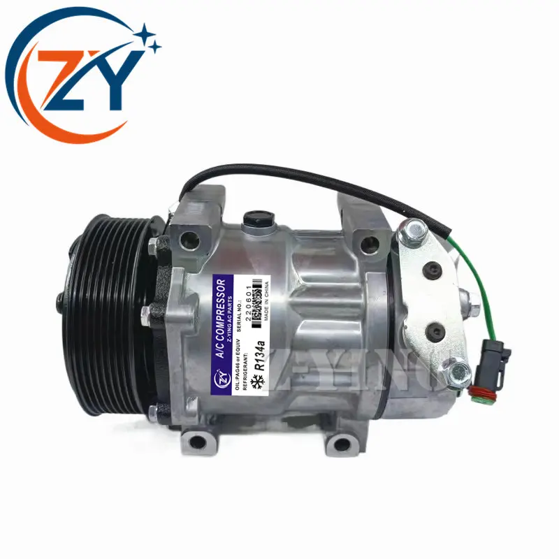 Sd7h15 sanden auto  ac compressor for scania truck  R340 R380 G420  10575186 1888034 1376998 1412263 1888034 10575186