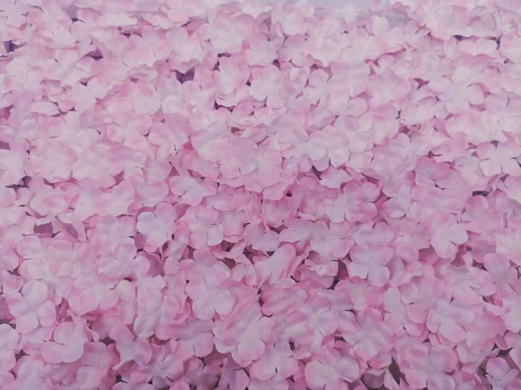 High Quality and Low Price Background Decoration Wedding Decoration Four Petals Cherry Blossom Row Backdrop