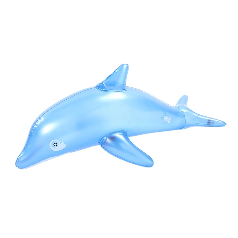 Factory Customized Pvc Inflatable Toy Swimming Pool Water Park Floating Animal Shape Inflatable Dolphin Toy