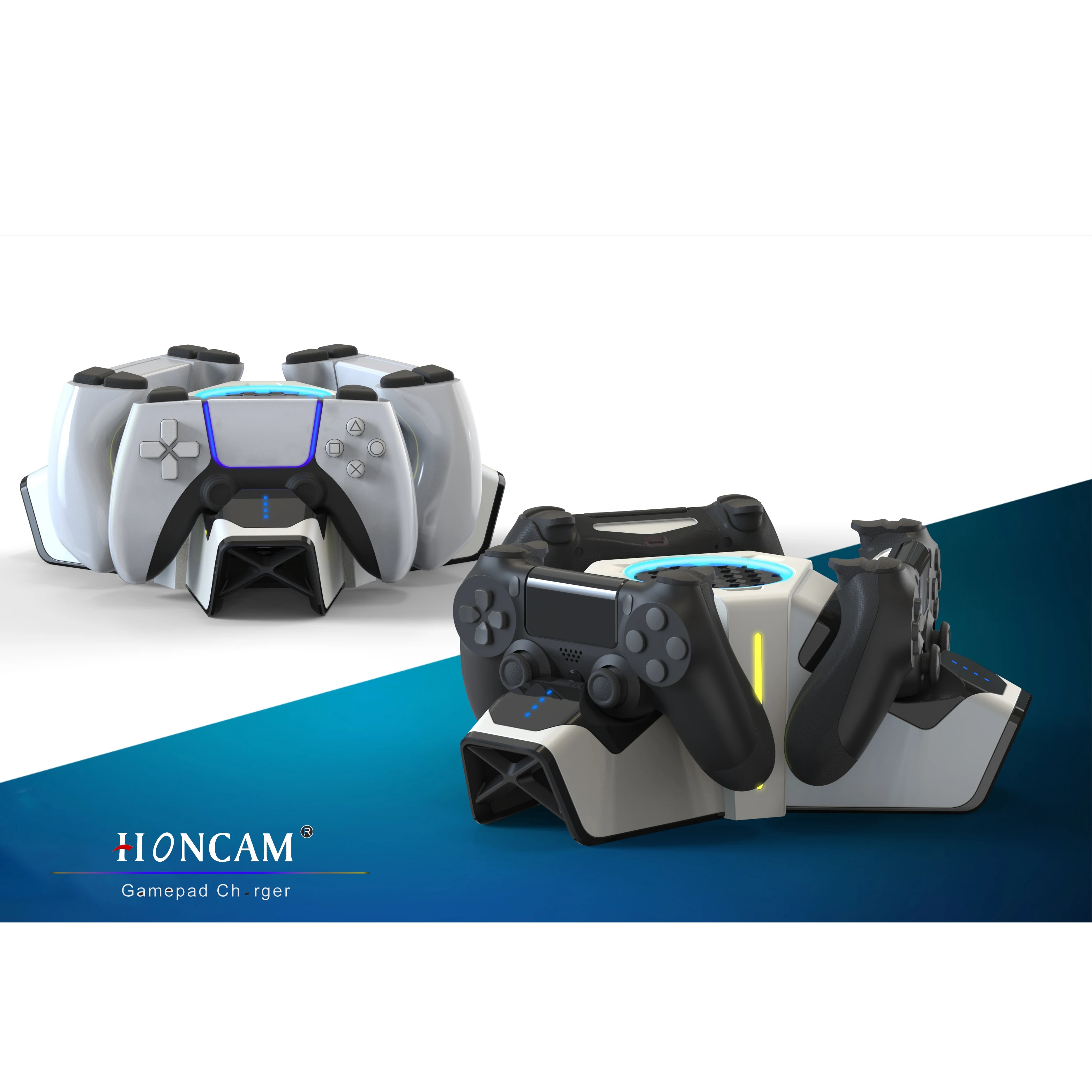  Honcam Лидер продаж PS5 аксессуары Dualsense контроллер зарядная станция Подставка для Playstation