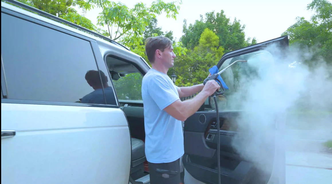 Best quality mobile automatic  luxury steam car wash machine for sale